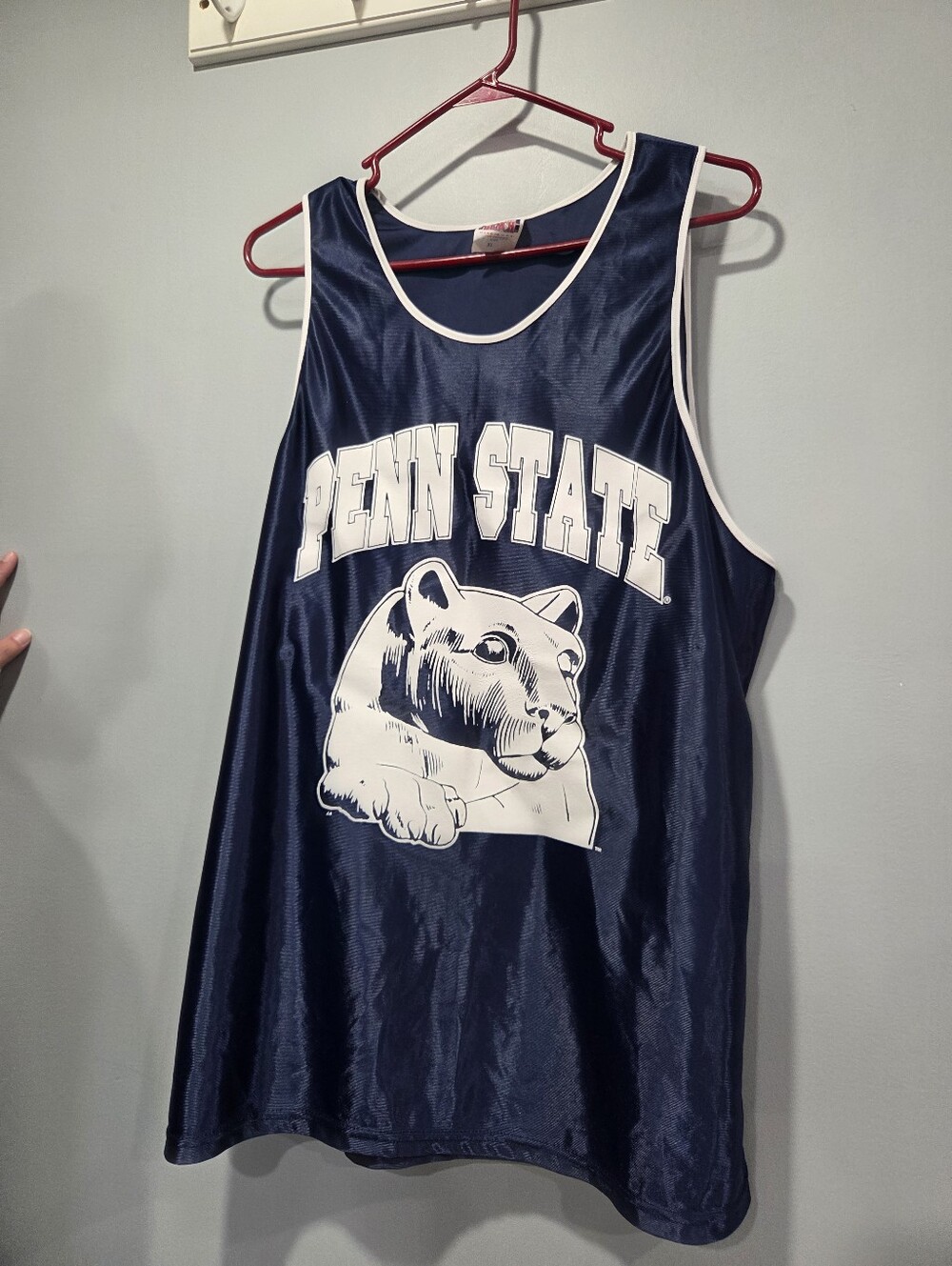 Vintage Penn State NCAA majestic basketball style jersey tank top Made In USA